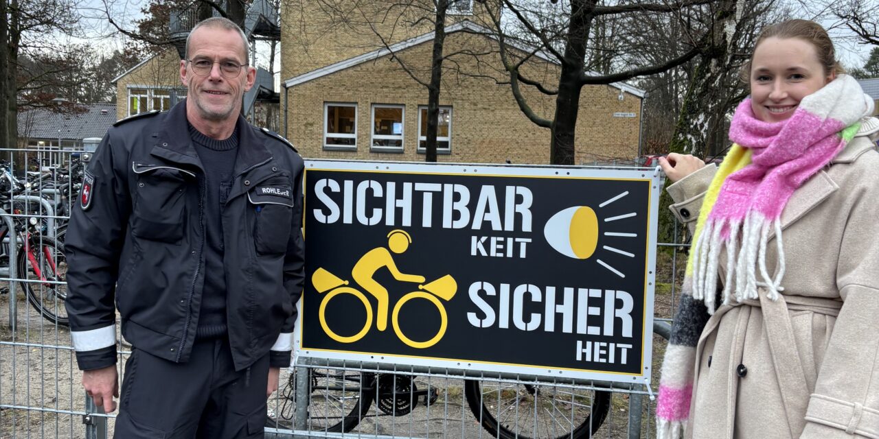 Sichtbarkeit bringt Sicherheit: Fahrradlichtkontrolle der Polizei